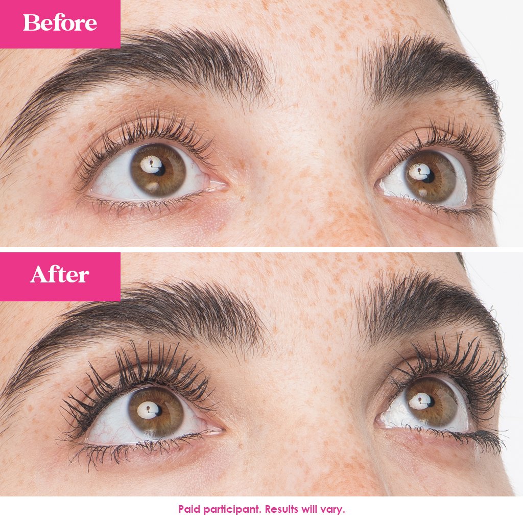 GrandeMASCARA Waterproof before and after